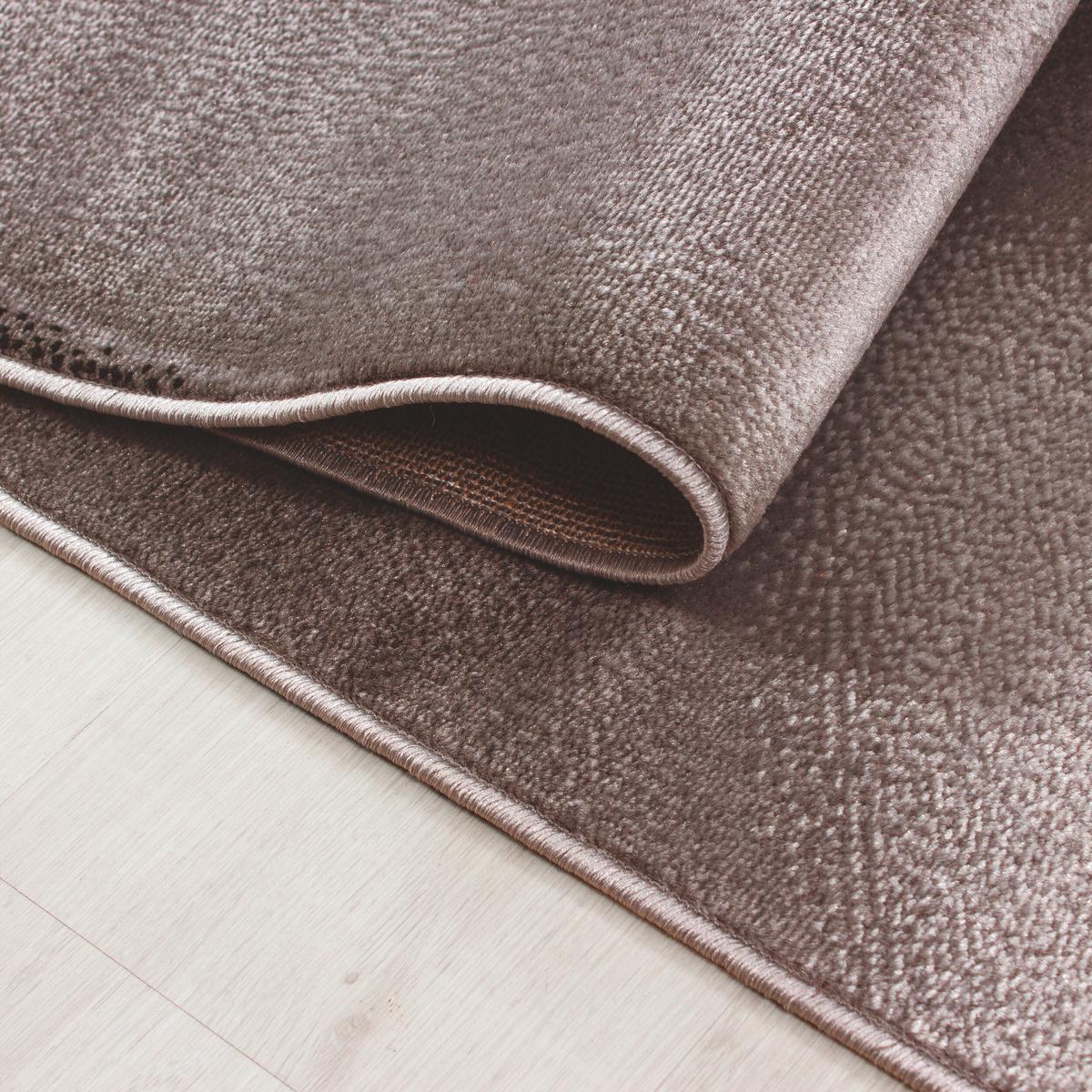 Flachwebteppich Miami - Braun, Design, Textil (140/200cm) - Novel