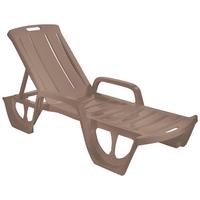 Kerti Napozóágy Florida - cappuccino, műanyag (190/67/30cm) - Keter