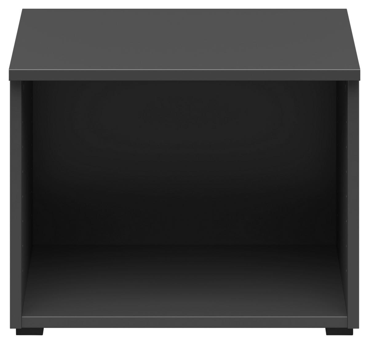 Felsőpolc Cabinet - grafitszürke, Modern, faalapú anyag (45/35/40cm)
