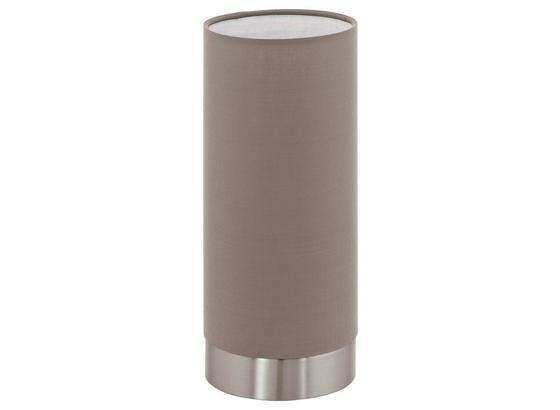 Tischleuchte Pasteri - Taupe/Nickelfarben, MODERN, Textil/Metall (12/25,5cm) Tischleuchte Pasteri - Taupe/Nickelfarben, MODERN, Textil/Metall (12/25,5cm)