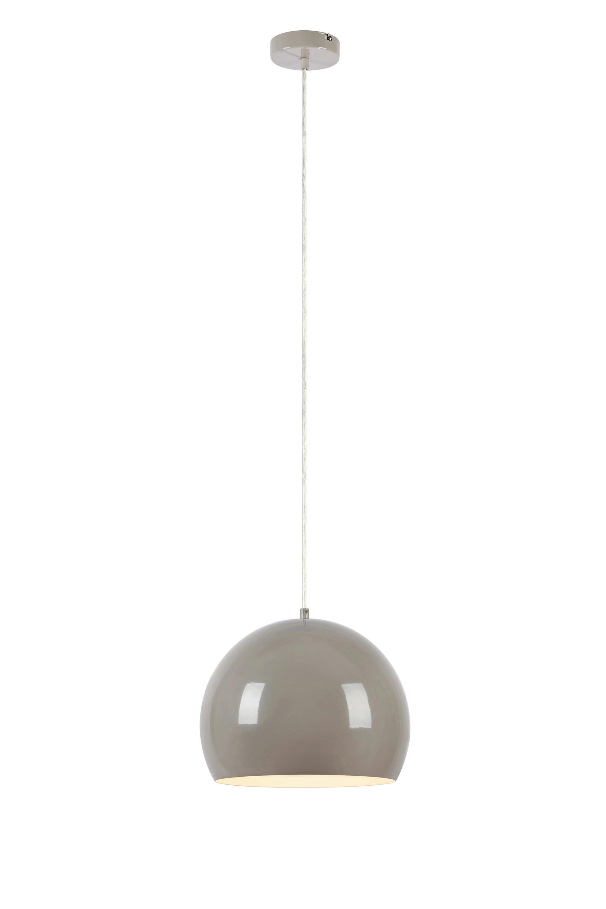 Pendelleuchte Markslöjd Pop Pendant 1l Grey - Hellgrau, Design, Metall (28/23cm) - Markslöjd