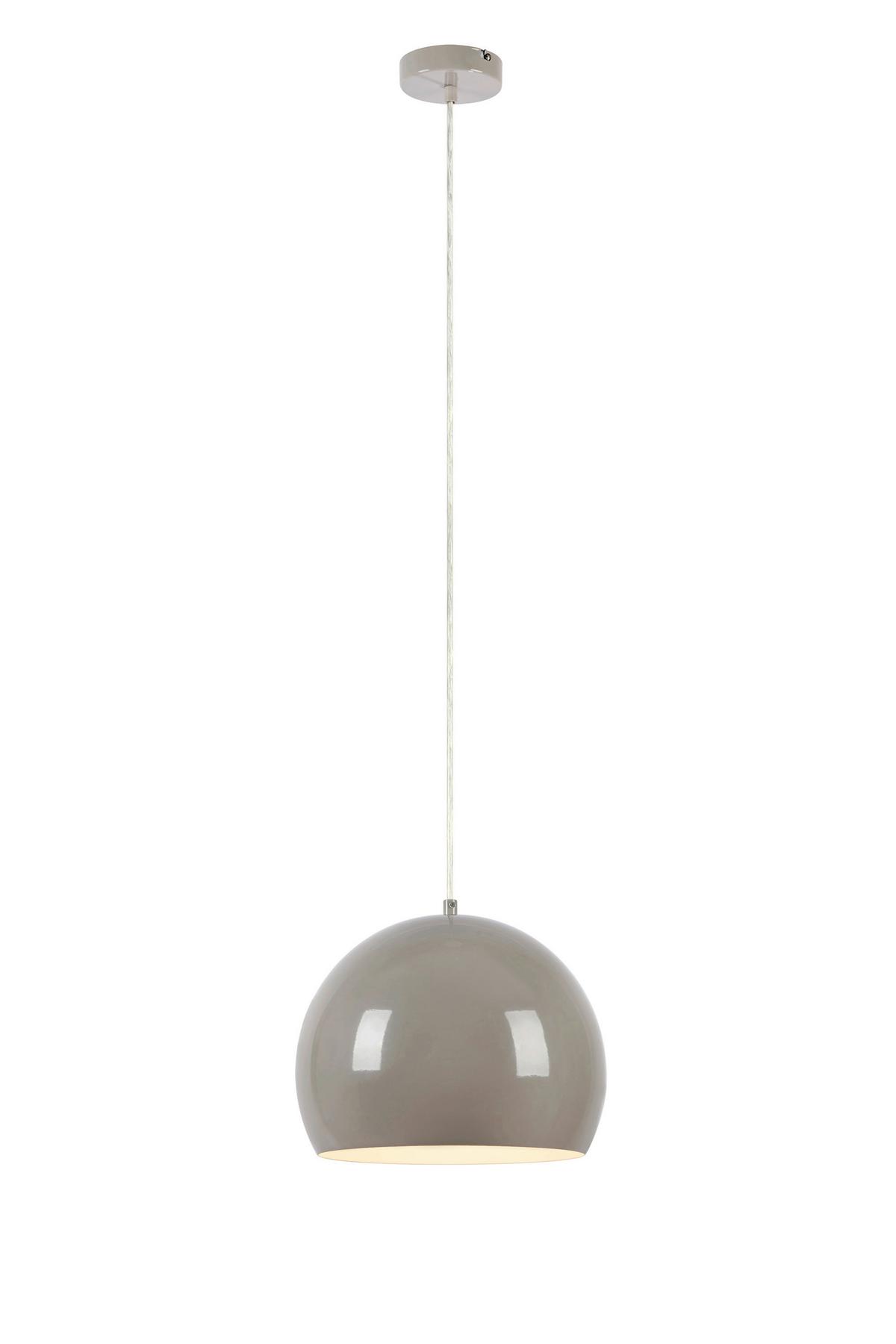Pendelleuchte Markslöjd Pop Pendant 1l Grey - Hellgrau, Design, Metall (28/23cm) - Markslöjd