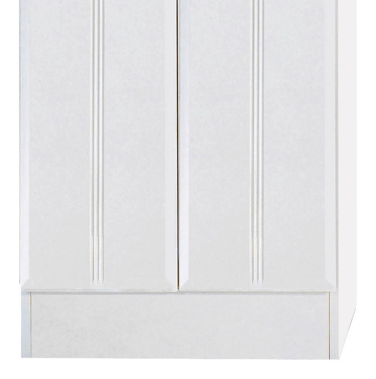 Hochschrank Mit Lade Rallye 50cm, Weiß Dekor - Weiß, KONVENTIONELL, Holzwerkstoff (50/190/34cm) - Held