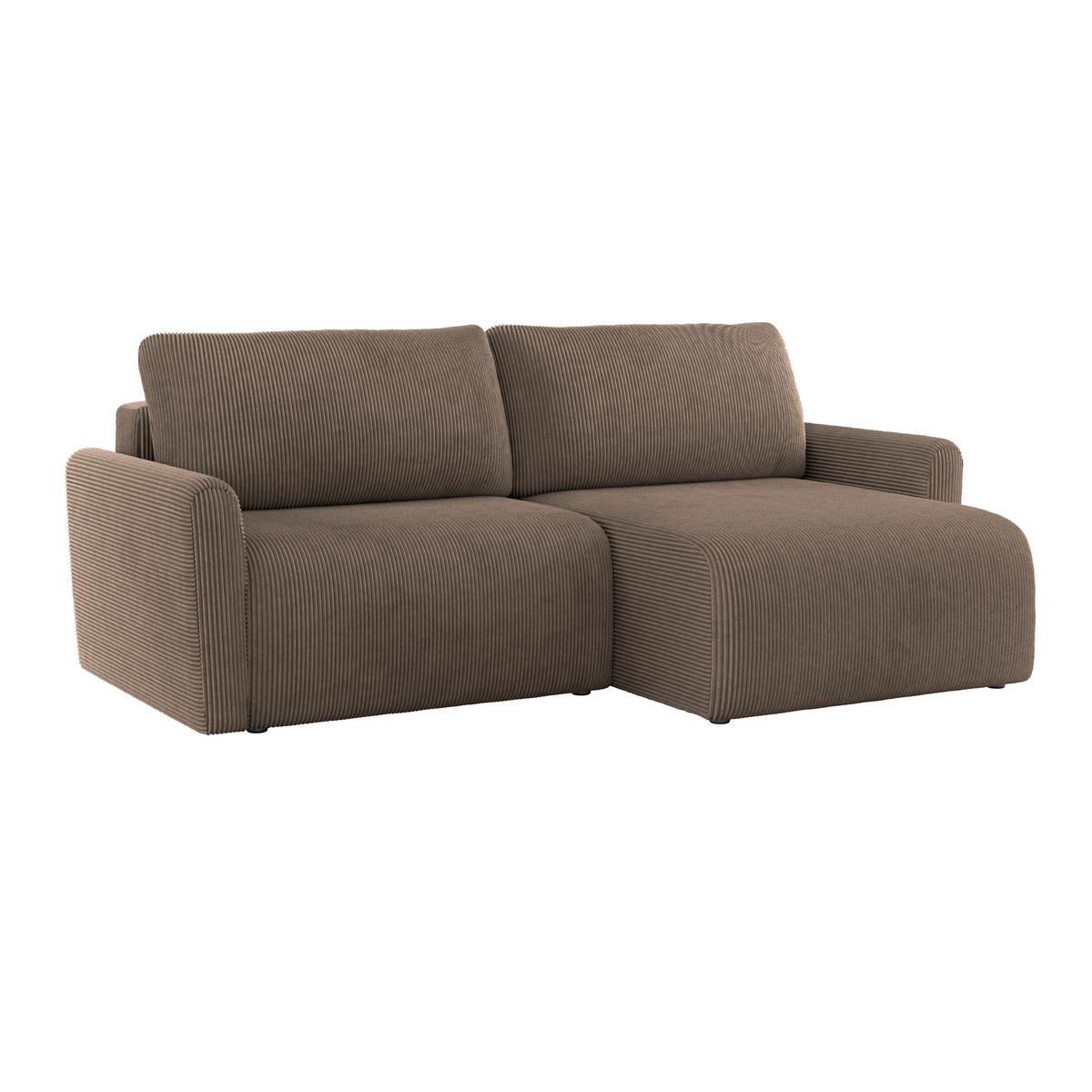 Ecksofa Josh Braun S: 229x146 Cm - Braun, Trend, Textil (229/146cm)