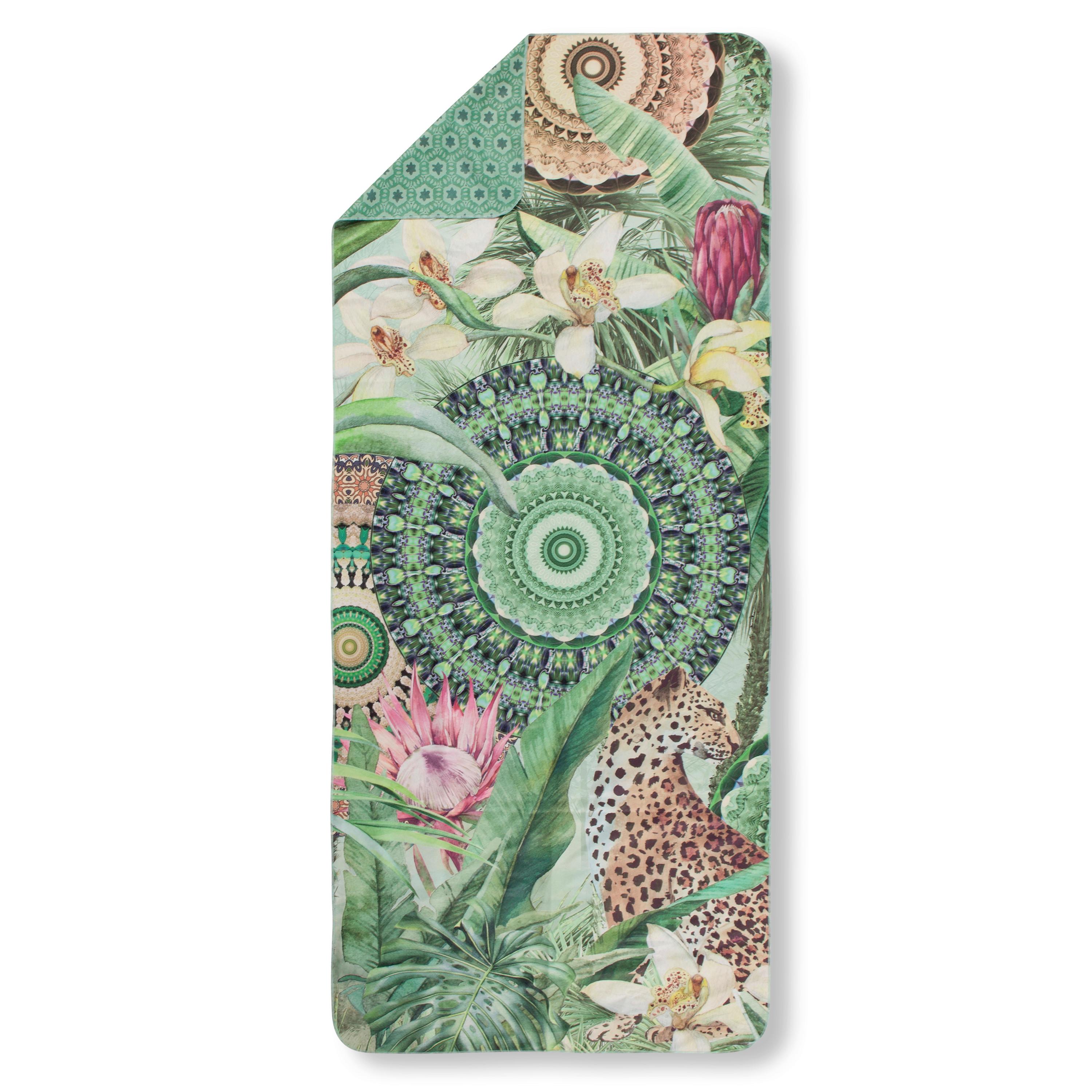 Sporthandtuch Abhita Grün 75x180 Cm - Grün, Trend, Textil (75/180cm)