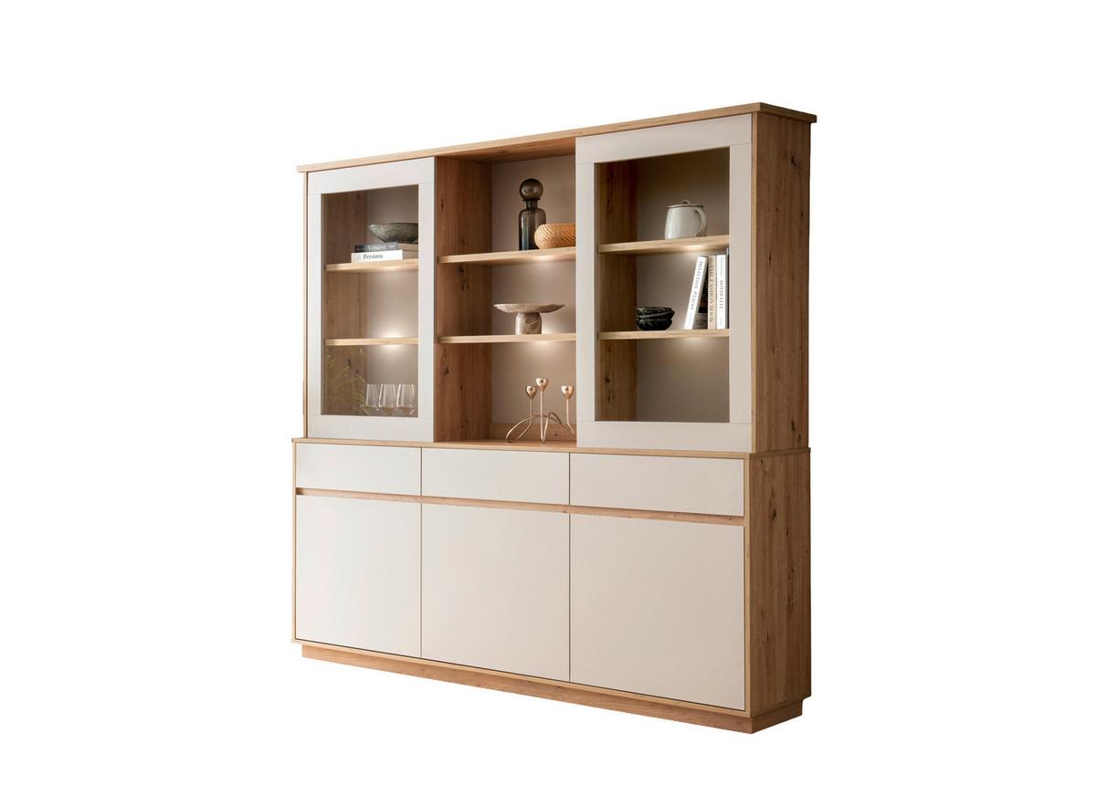 Buffet Sonora Kashmir/Eiche B: 202cm - Kaschmir/Eiche Artisan, Design, Holzwerkstoff (202/199/40cm) - MID.YOU