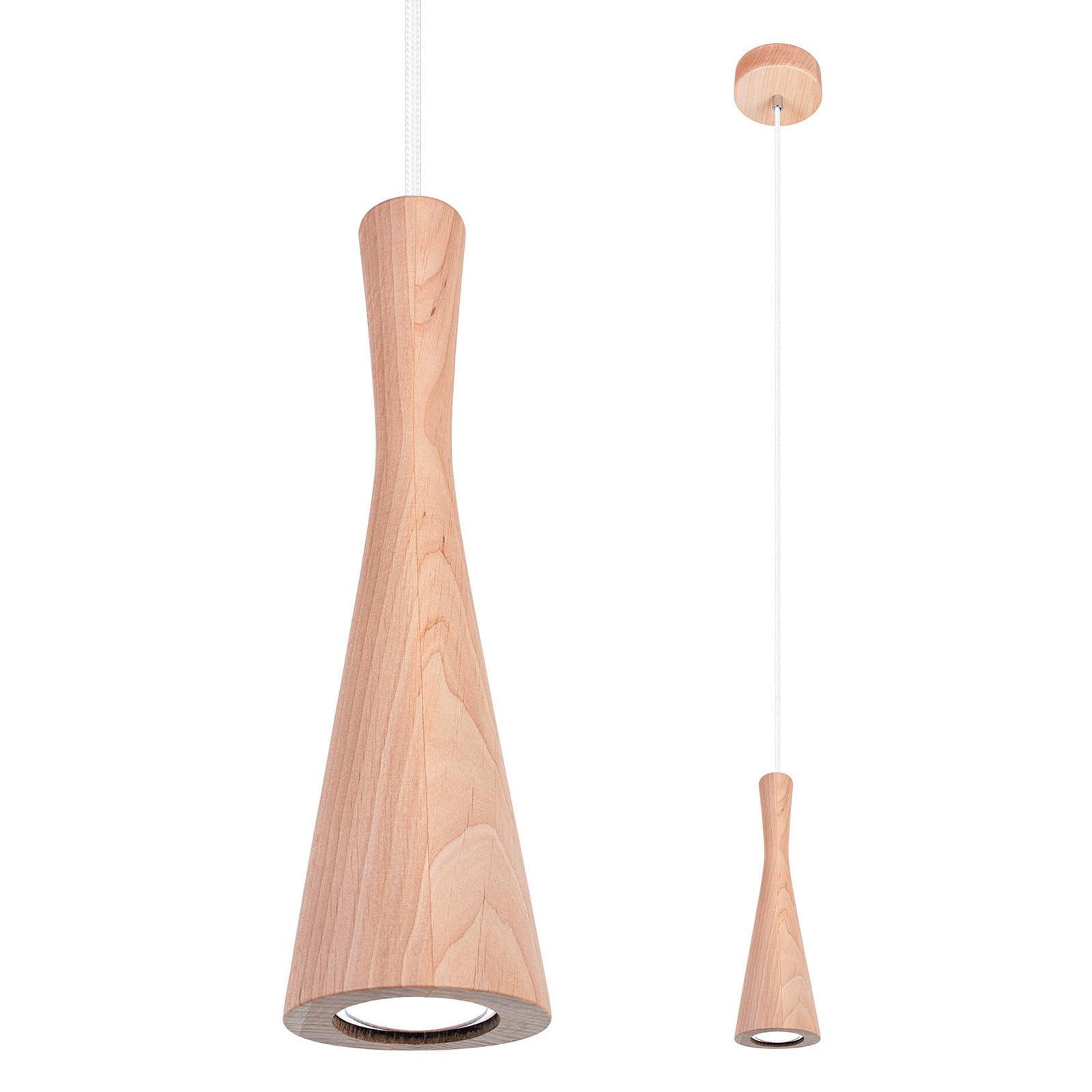 Hängeleuchte 8510152 Vegas - Erlefarben/Weiß, Natur, Holz (10/90-140cm)