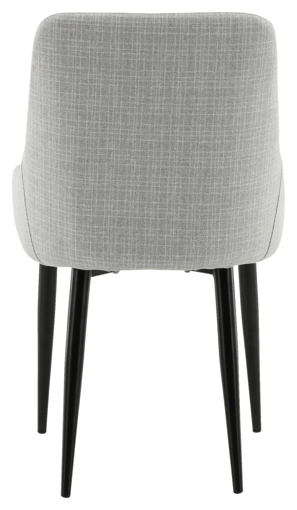 Stuhl-set Plaza Weiß B: 49 Cm - Weiß, Design, Textil/Metall (49/86/58cm) - Livetastic