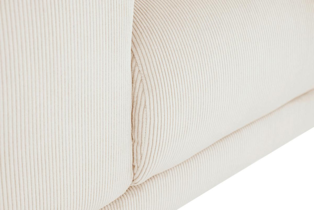 Ecksofa Erno Beige S: 262 Cm - Beige/Schwarz, Design, Textil (262/183cm) - MID.YOU