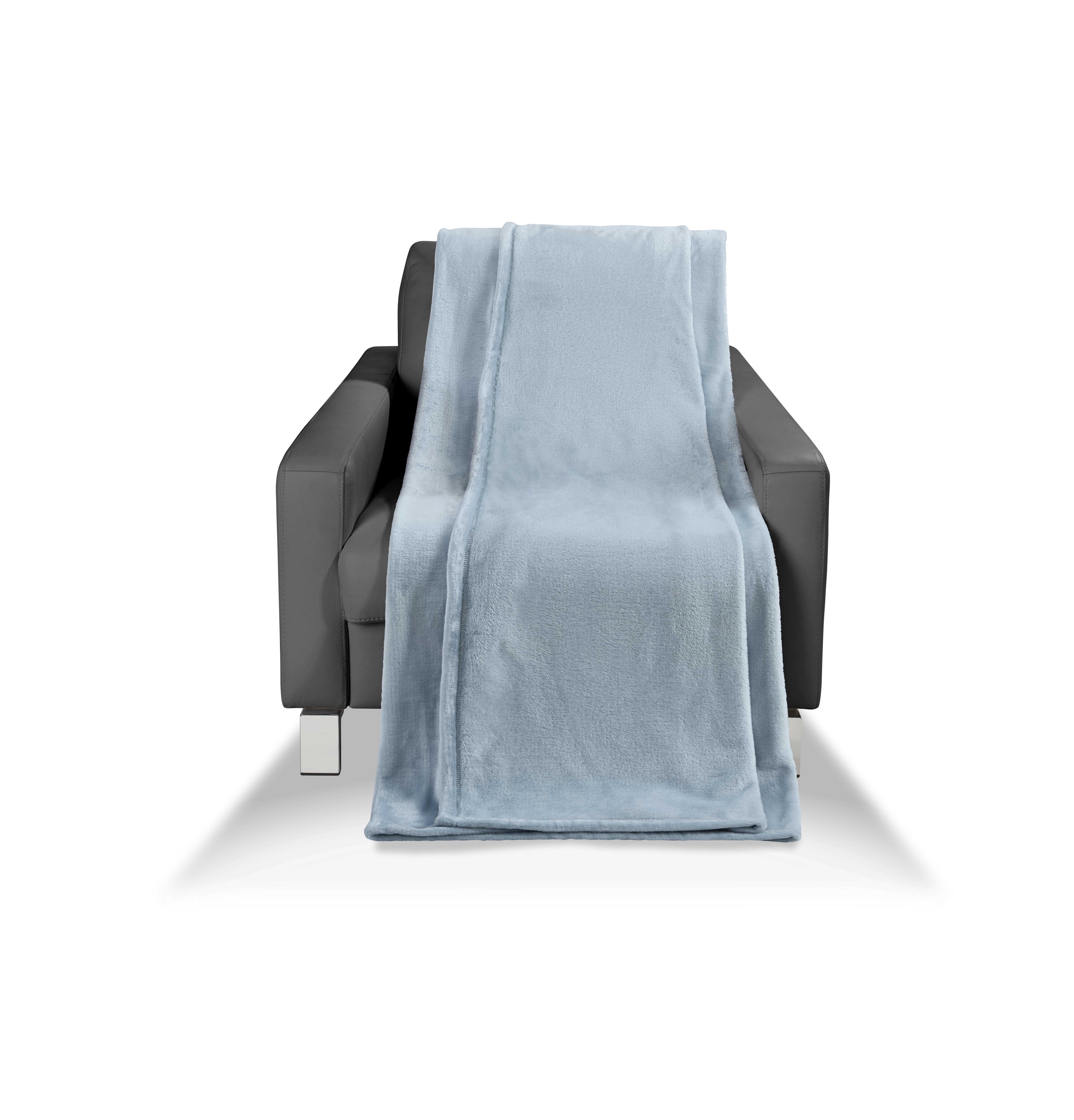 Puha Takaró Luna - Kék, modern, Textil (150/200cm) - Luca Bessoni