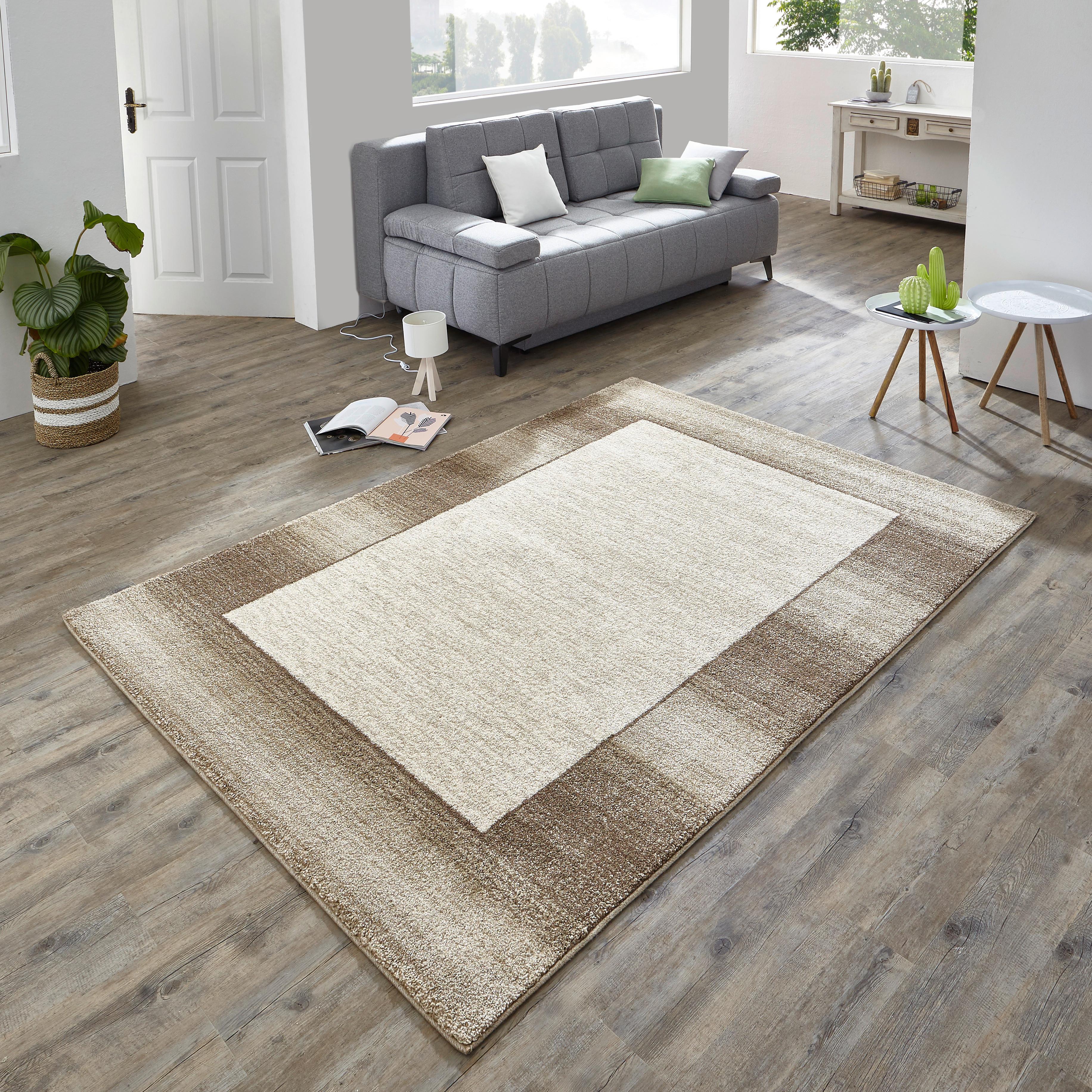 Webteppich Liquido Bordo Braun/Beige 120x170 cm - Beige/Braun, KONVENTIONELL, Textil (120/170cm) - Novel