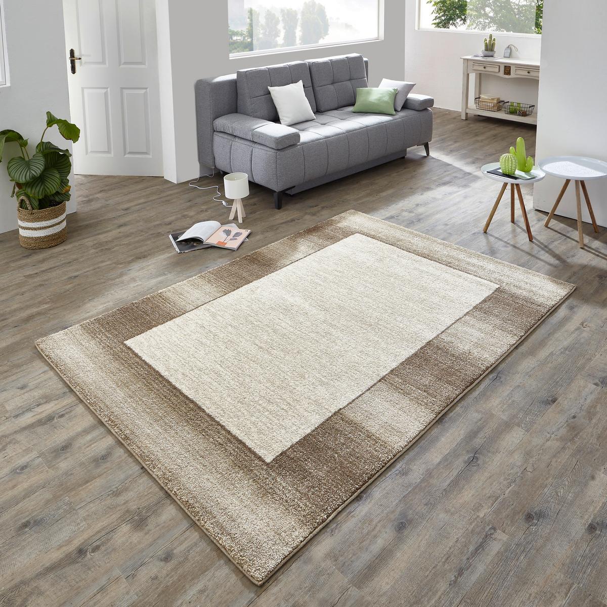 Webteppich Liquido Bordo Braun/beige 120x170 Cm - Beige/Braun, KONVENTIONELL, Textil (120/170cm) - Novel