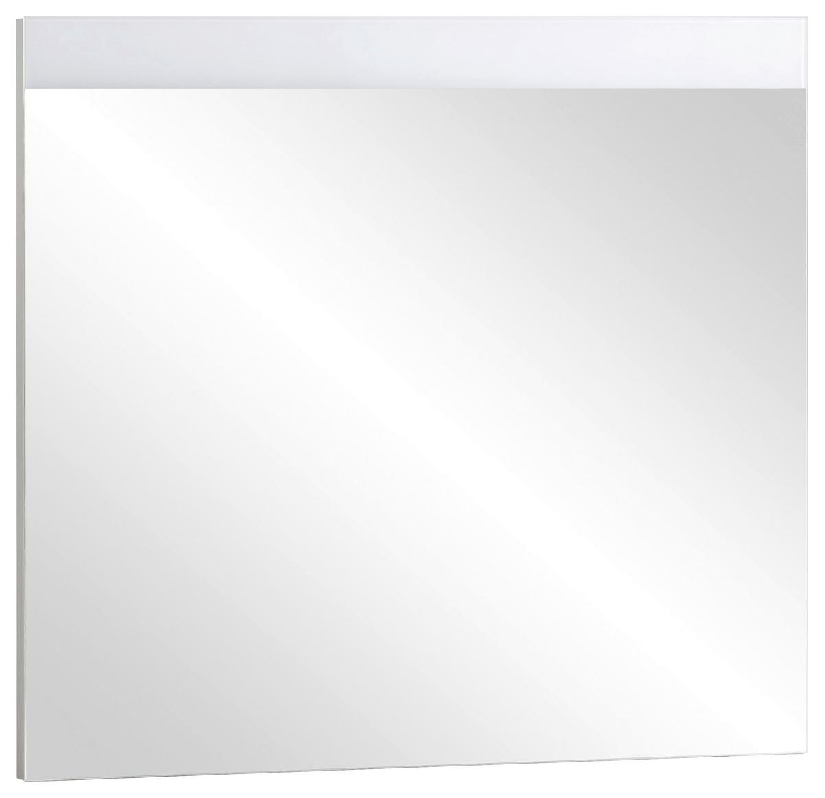 Badspiegel Moon 800 BxH: 80x72 cm mit Led - Silberfarben, MODERN, Glas (80/72/3cm) - MID.YOU