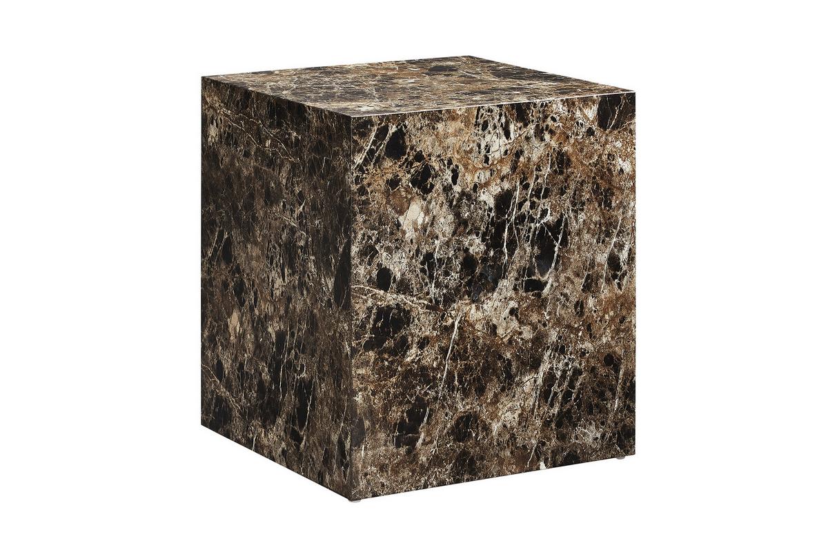 Beistelltisch Braun B: 45 Cm - Braun, Design, Holzwerkstoff (45/45/50cm) - Livetastic