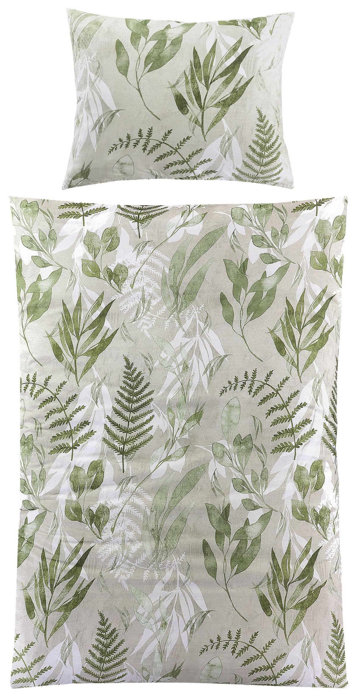 Ágyneműhuzat-garnitúra Tessa - zöld, Romantik / Landhaus, textil (140/200cm) - James Wood