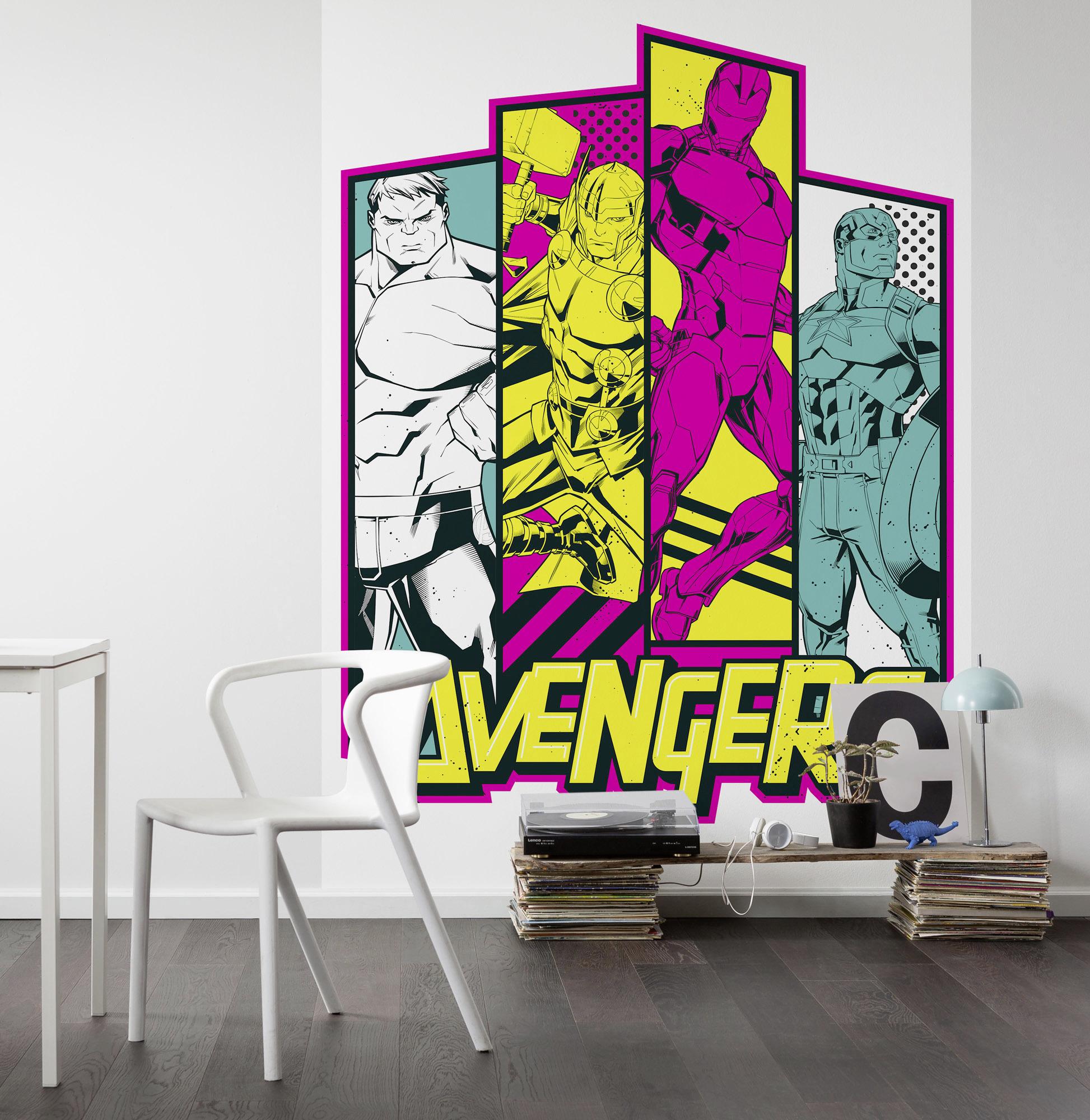 Fototapete Avengers Flash - Multicolor, Trend, Textil (200/280cm)