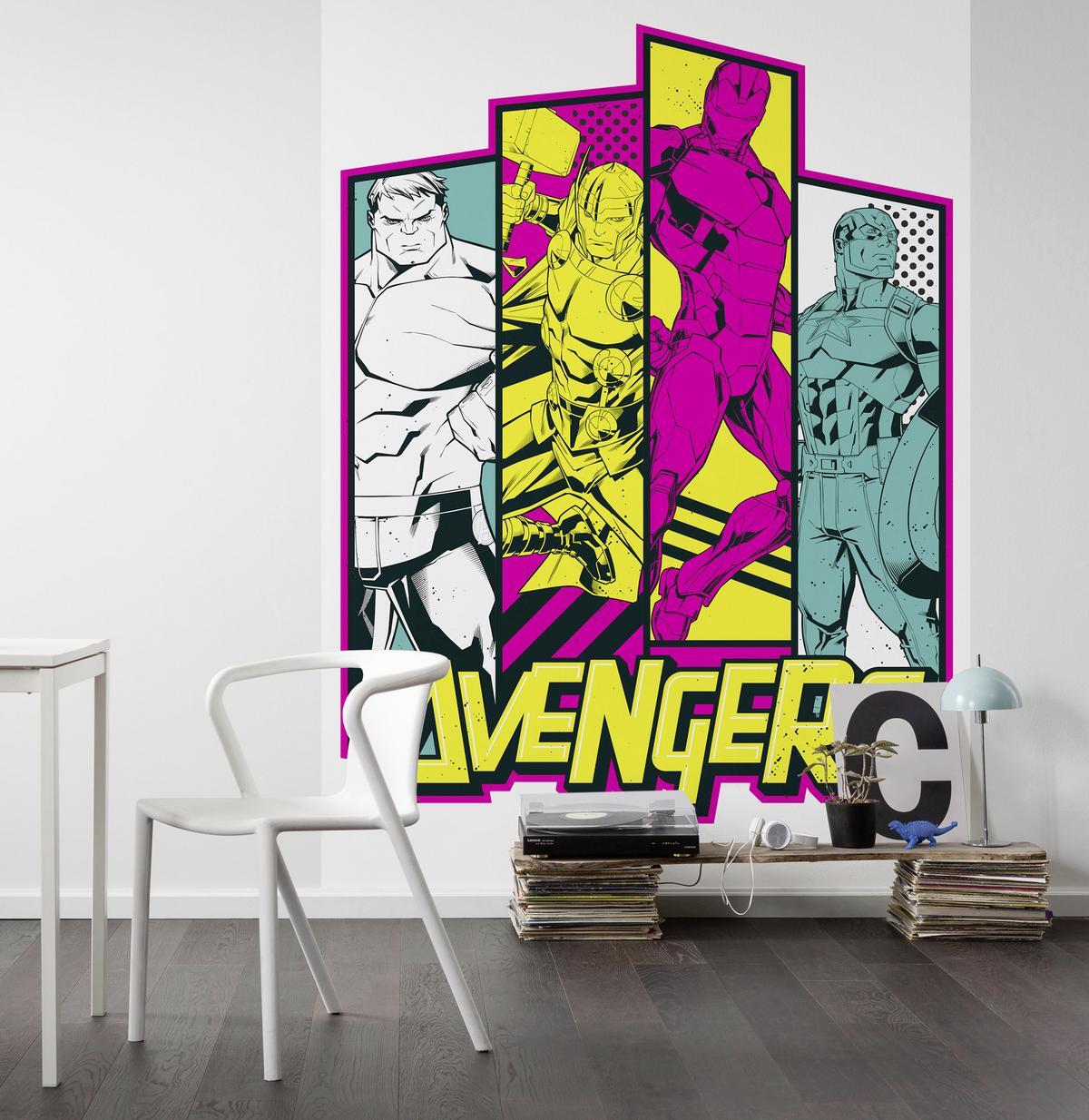 Fototapete Avengers Flash - Multicolor, Trend, Textil (200/280cm)
