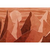 Fototapete Desert Mile - Rot/Braun, Trend, Papier (400/280cm) - Komar