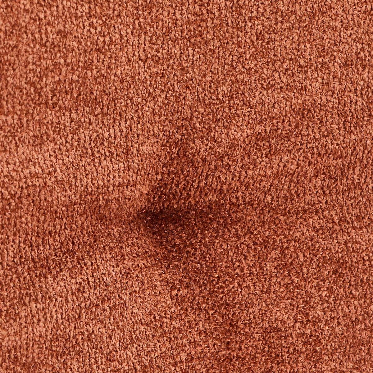 Armlehnstuhl Slide Rostfarben B: 58 cm - Rostfarben/Eichefarben, MODERN, Holz/Textil (58/91/63,5cm) - Livetastic