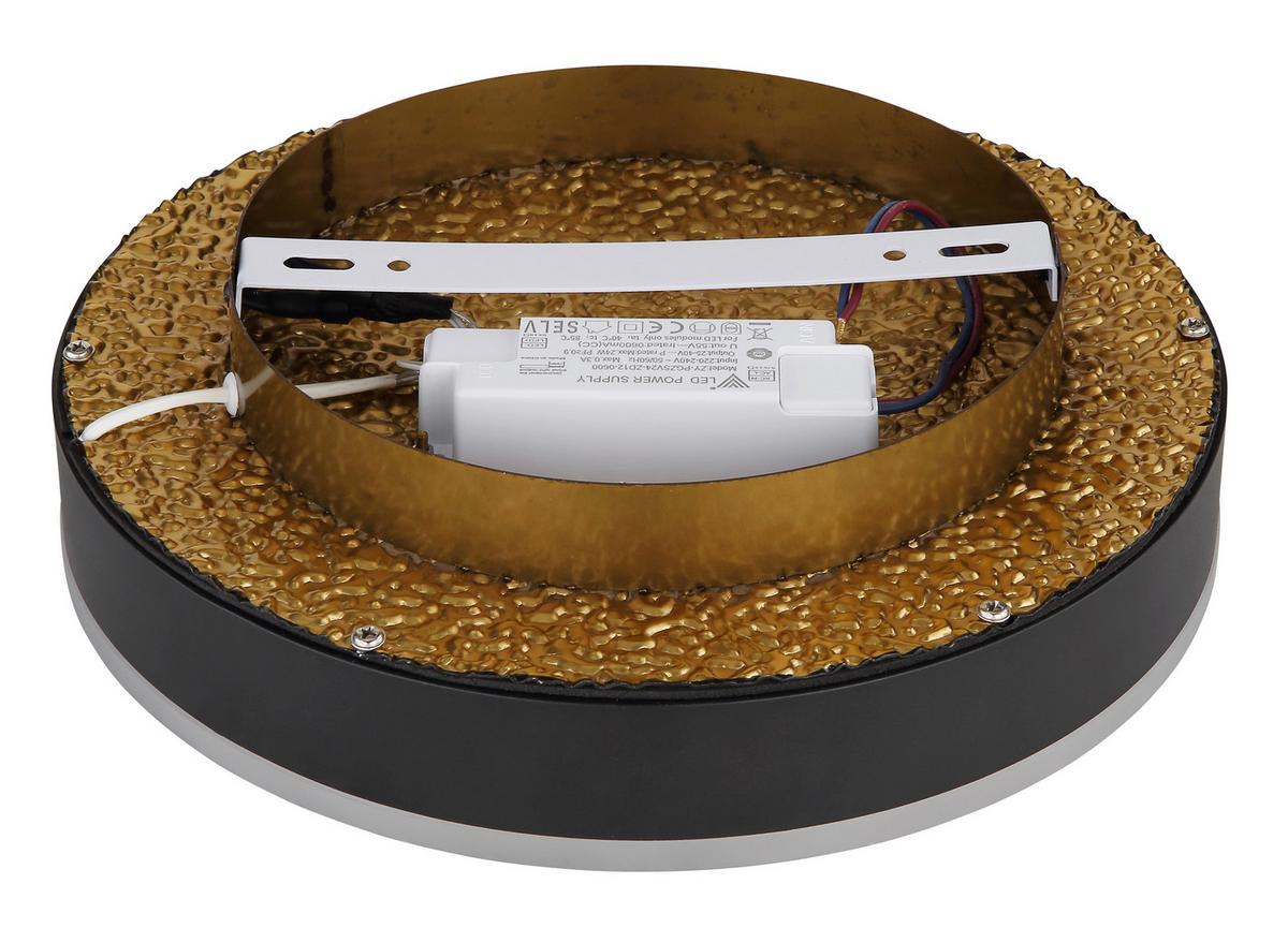 STROPNÍ LED SVÍTIDLO HEDI - bílá/černá, Design, kov/plast (30/7,5cm) - Globo