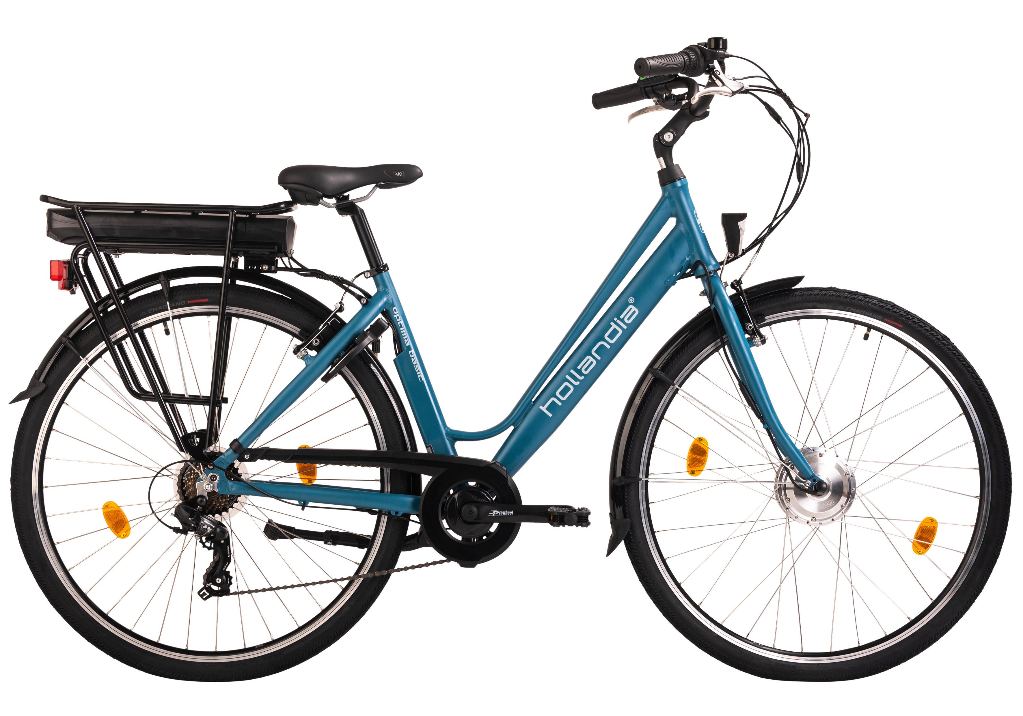 Elektrofahrrad Hollandia Optima Basic - Blau, Basics, Metall (21/116/188cm) - KS Cycling