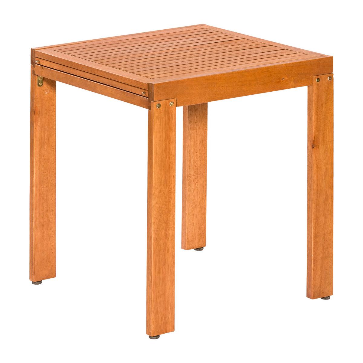 Balkonmöbel Set Maracaibo Eukalyptusholz - Braun/Grün, KONVENTIONELL, Holz/Textil - Gardenson