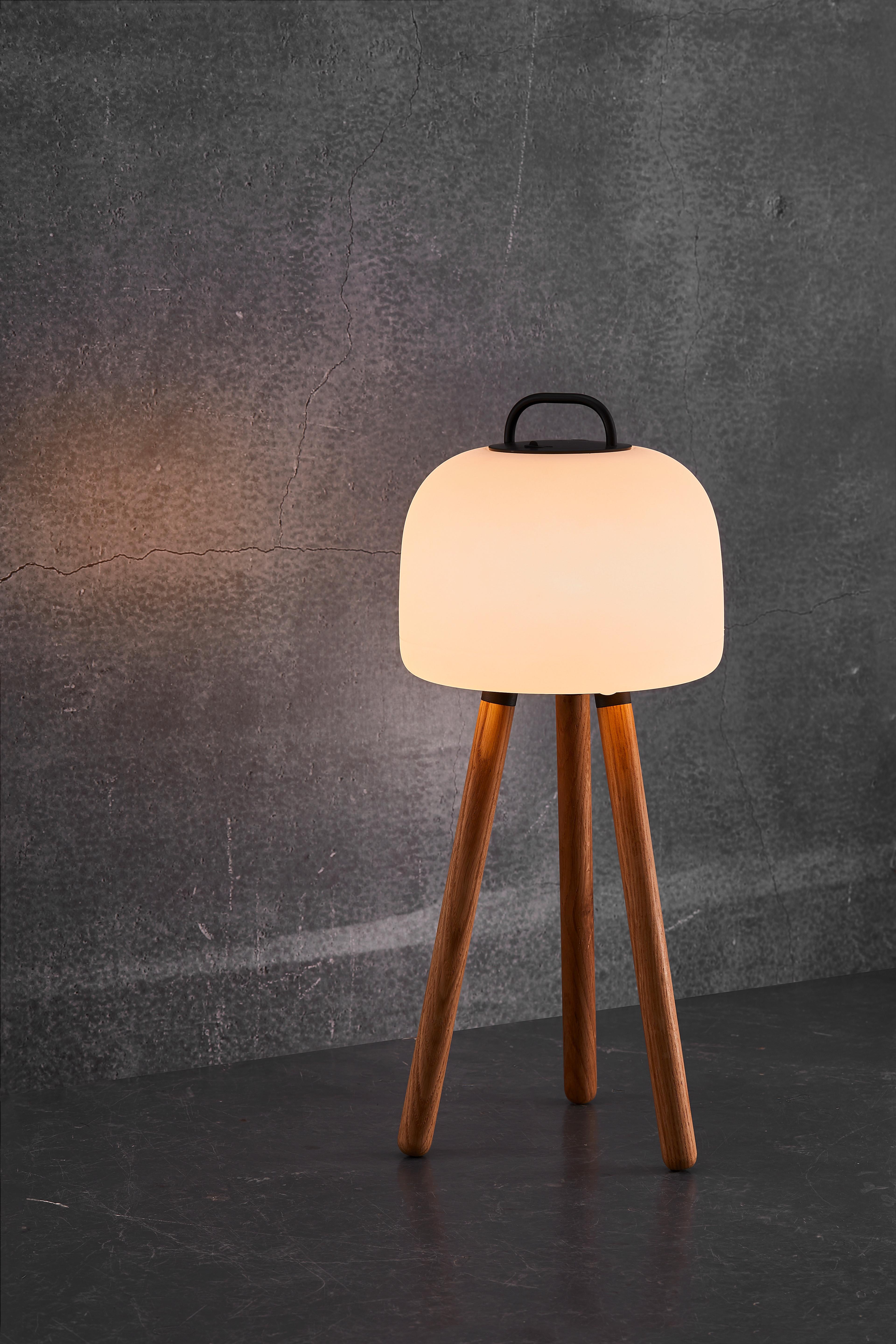 Außenleuchte Kettle Schwarz D: 2,4 cm - Schwarz, Natur, Metall (2,4/34,4cm) - Nordlux