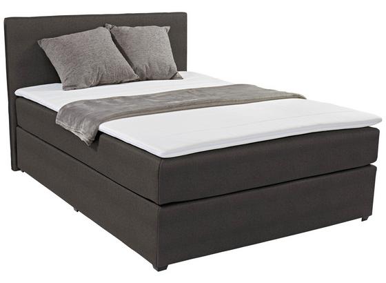 Postel Boxspring Titania - hnědá, Konvenční, textil (140/200cm) Postel Boxspring Titania - hnědá, Konvenční, textil (140/200cm)