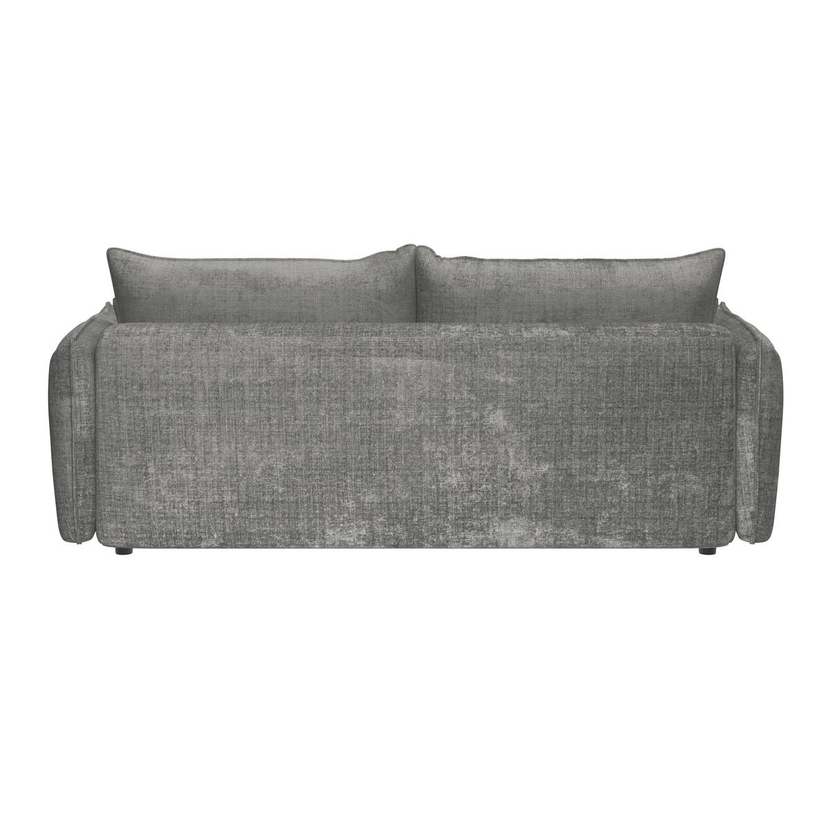 Schlafsofa Kairo Grau, Lf: ca. 190x150cm - Schwarz/Grau, ROMANTIK / LANDHAUS, Holz/Kunststoff (230/90/115cm) - James Wood