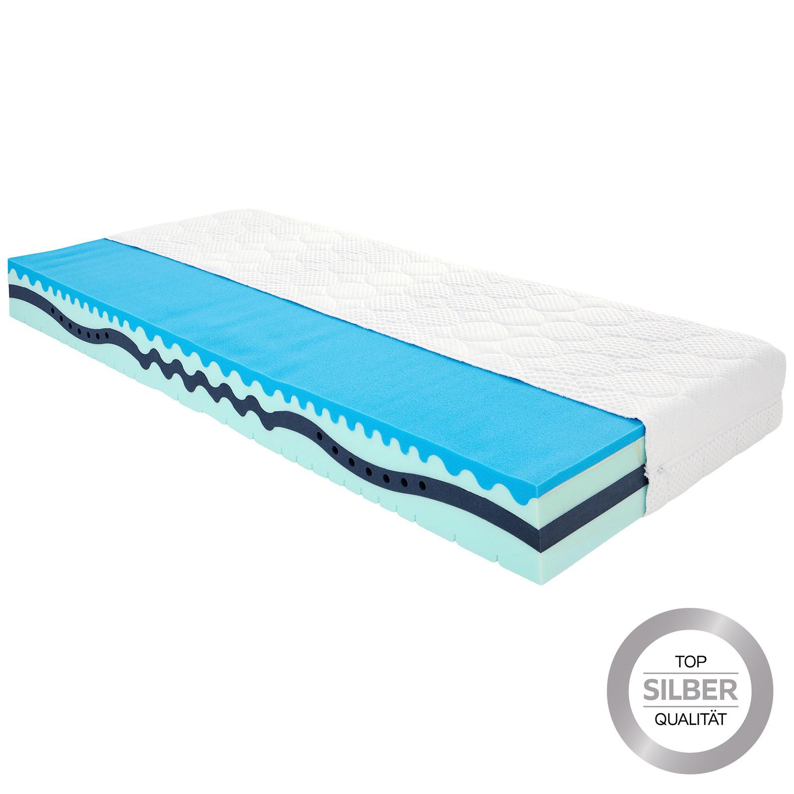 Komfortschaummatratze Wellnova 90x200cm Fest - Weiß, Textil (90/200cm) - Primatex