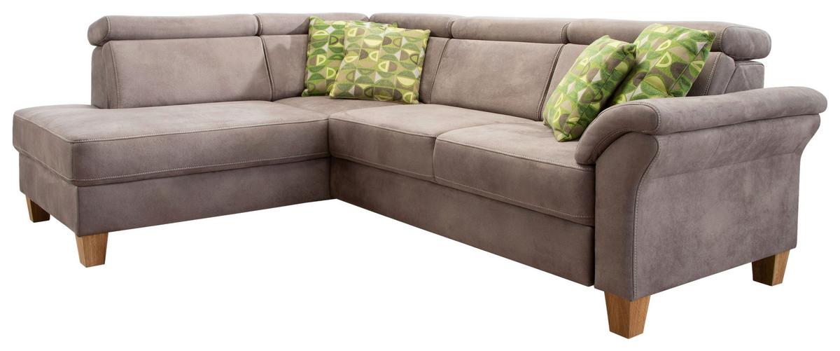 Ecksofa Arngast braun, 194x245 cm - Eichefarben/Beige, KONVENTIONELL, Textil (194/245cm) - Sit & More