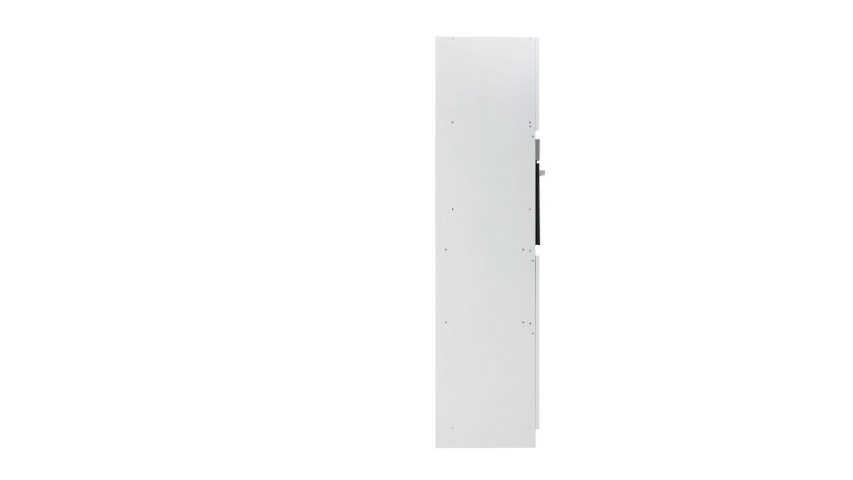 Küchenzeile Premium M. Geräten 280 Cm Weiß Hochglanz - Weiß/Grau, MODERN, Holzwerkstoff (280cm) - Respekta