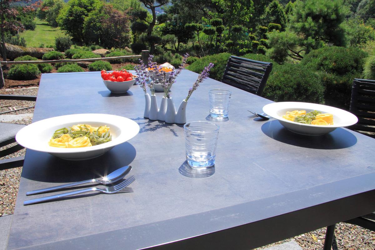 Gartenset 5-Tlg. Textil/Metall /Holzwerkstoff/Kunststoff - Dunkelgrau/Anthrazit, Basics, Holzwerkstoff/Kunststoff (180/98/74cm) - Acamp