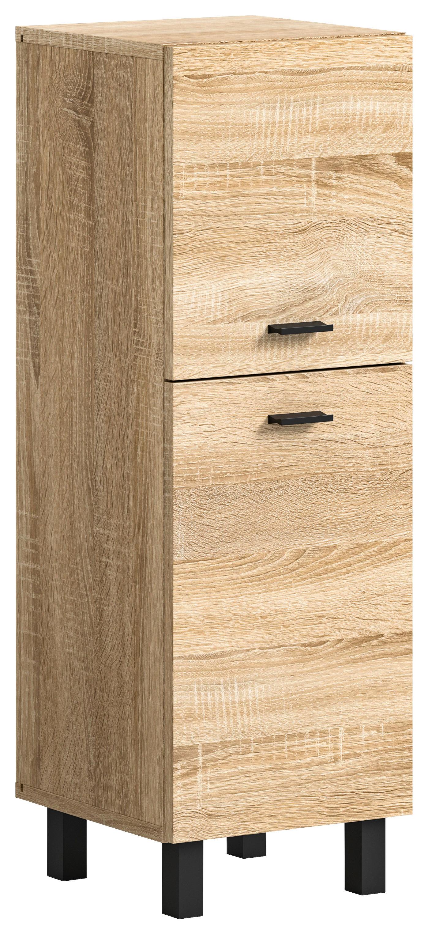 Midischrank Boston Sonoma Eiche Dekor B: 30 Cm - Sonoma Eiche, MODERN, Holzwerkstoff (30/80/29cm) - MID.YOU