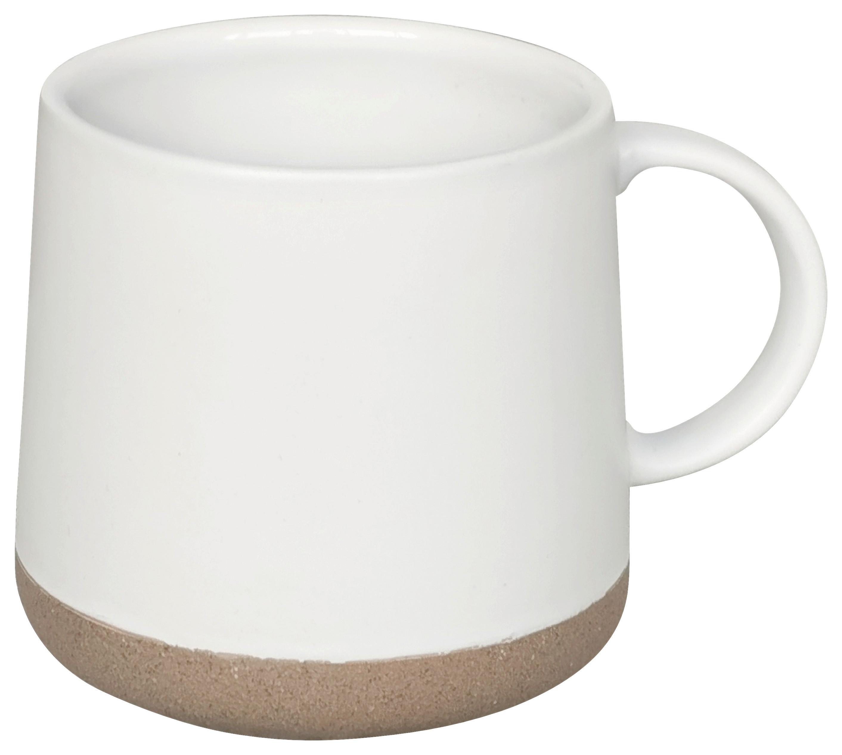 Hrnček Na Kávu Emilia - biela, Romantický / Vidiecky, keramika (8,7/9cm) - Zandiara