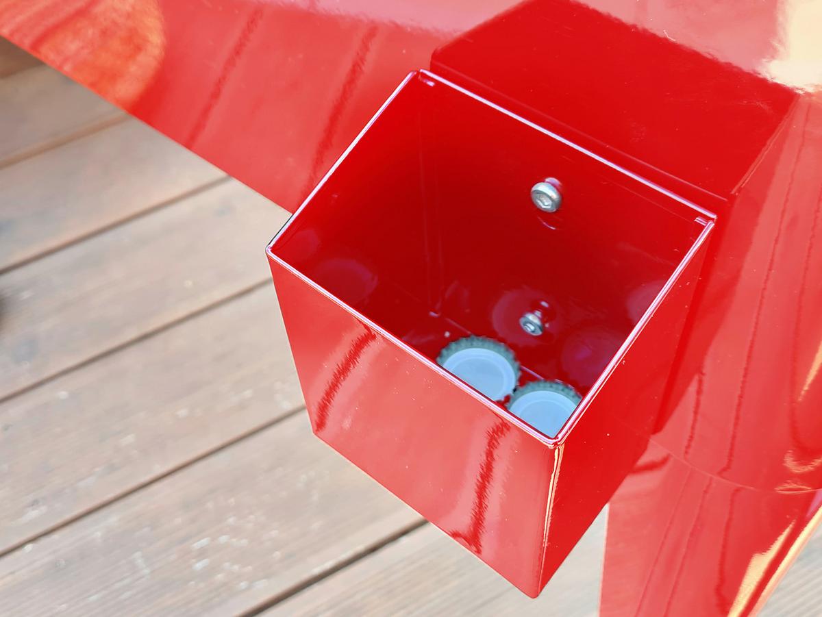 Kühlbox A065.001.02 - Rot, KONVENTIONELL, Kunststoff/Metall (43/89/92cm) - Ambia Garden