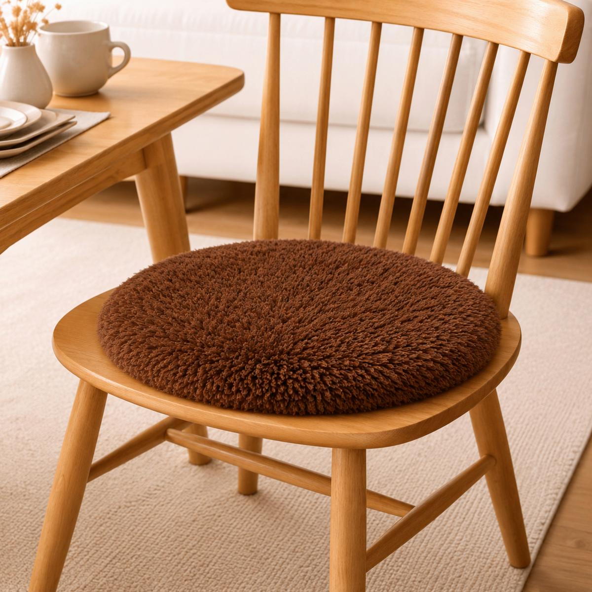 SITZKISSEN TRELLEBORG - Dunkelbraun, ROMANTIK / LANDHAUS, Textil (40/2cm) - James Wood