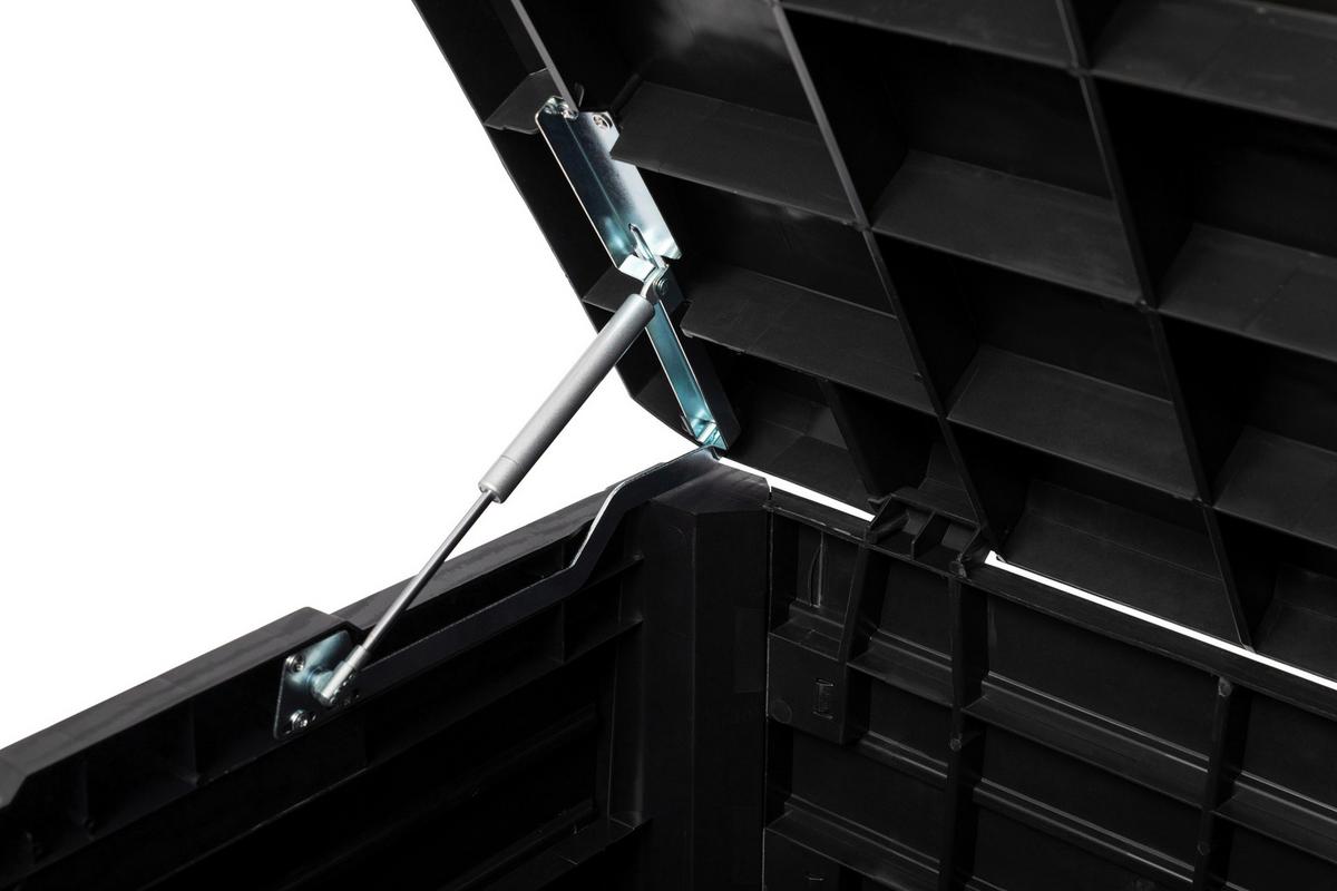 BOX NA VANKÚŠE FLORIDA - antracitová, Basics, plast (148/60/72cm) - Mömax