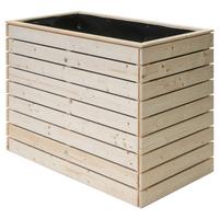 Hochbeet Echtholz Fichte 70x90x130 Cm  Fichtefarben - Fichtefarben, Basics, Holz (70/90/130cm)