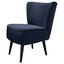 Polsterstuhl Lord Samtbezug Blau, Beine Massivholz Schwarz - Blau/Schwarz, Trend, Holzwerkstoff/Textil (65/89/70cm) - Carryhome Polsterstuhl Lord Samtbezug Blau, Beine Massivholz Schwarz - Blau/Schwarz, Trend, Holzwerkstoff/Textil (65/89/70cm) - Carryhome