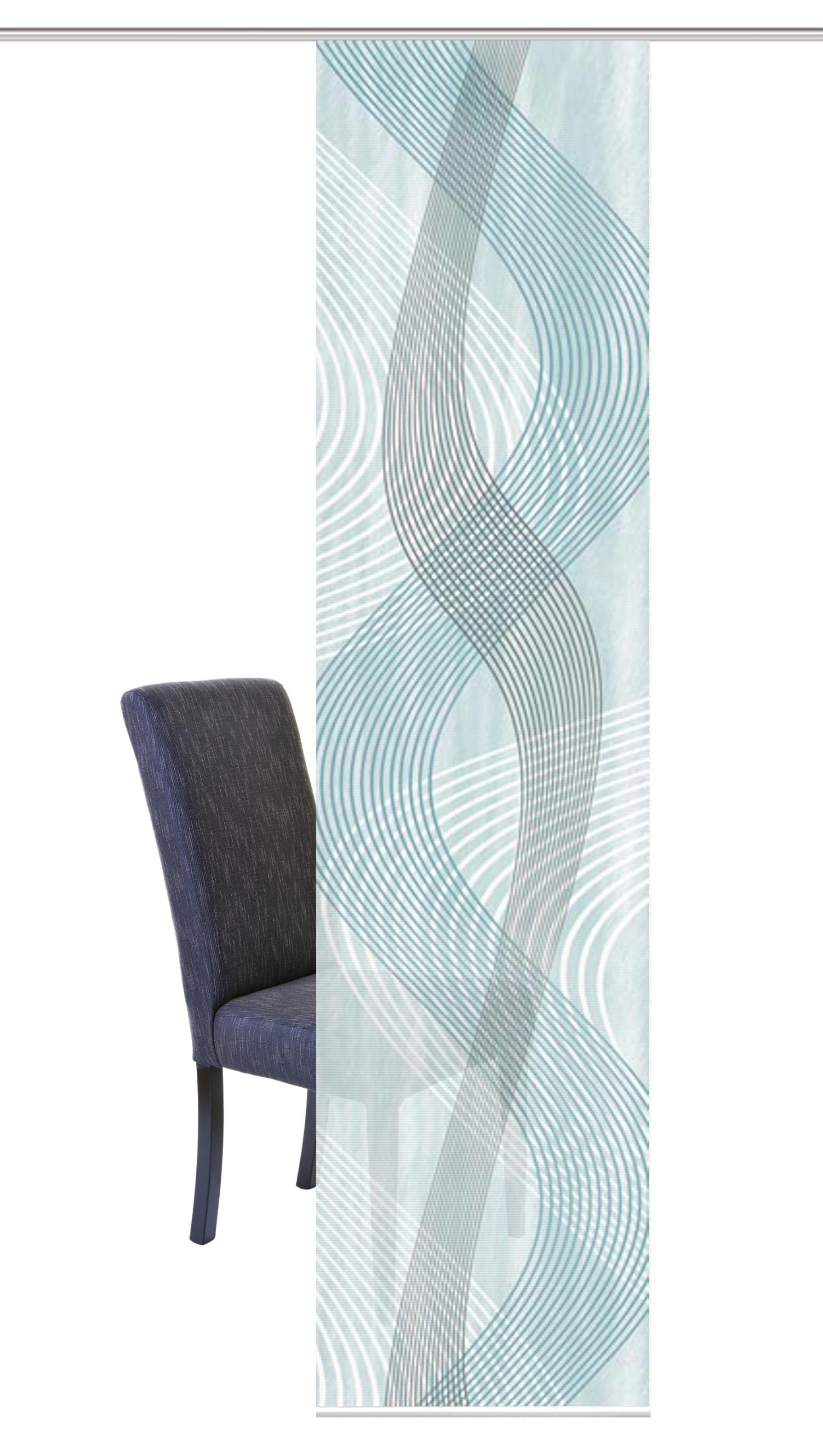 Flächenvorhang Mintgrün B: 60 Cm - Mintgrün, Design, Textil (60/260cm)
