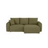 Ecksofa Joni Olivgrün S: 250 Cm - Olivgrün, Design, Textil (250/151cm) - MID.YOU