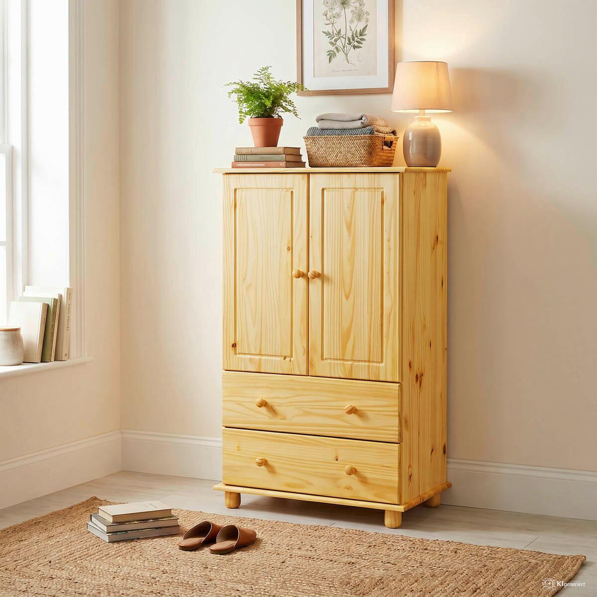KOMMODE KOMMODE KIEFERNHOLZ 80X136 CM - Naturfarben, Basics, Holz (80/136/43cm) - Livetastic