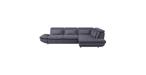 Wohnlandschaft Park - Schwarz/Dunkelblau, MODERN, Textil (233/311cm) - Luca Bessoni