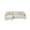 Ecksofa Bergen Beige S: 257 Cm - Beige, Design, Textil (257/159cm) - MID.YOU