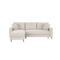 Ecksofa Bergen Beige S: 257 Cm - Beige, Design, Textil (257/159cm) - MID.YOU