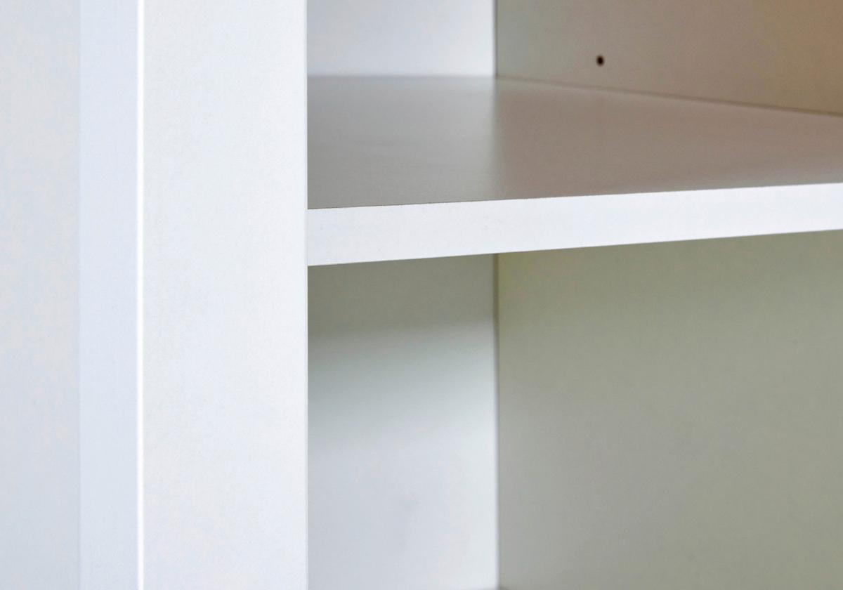 Stojací regál SAN SAN - bílá/dub artisan, Romantický / Rustikální, kompozitní dřevo (60/167/60cm) - Mömax