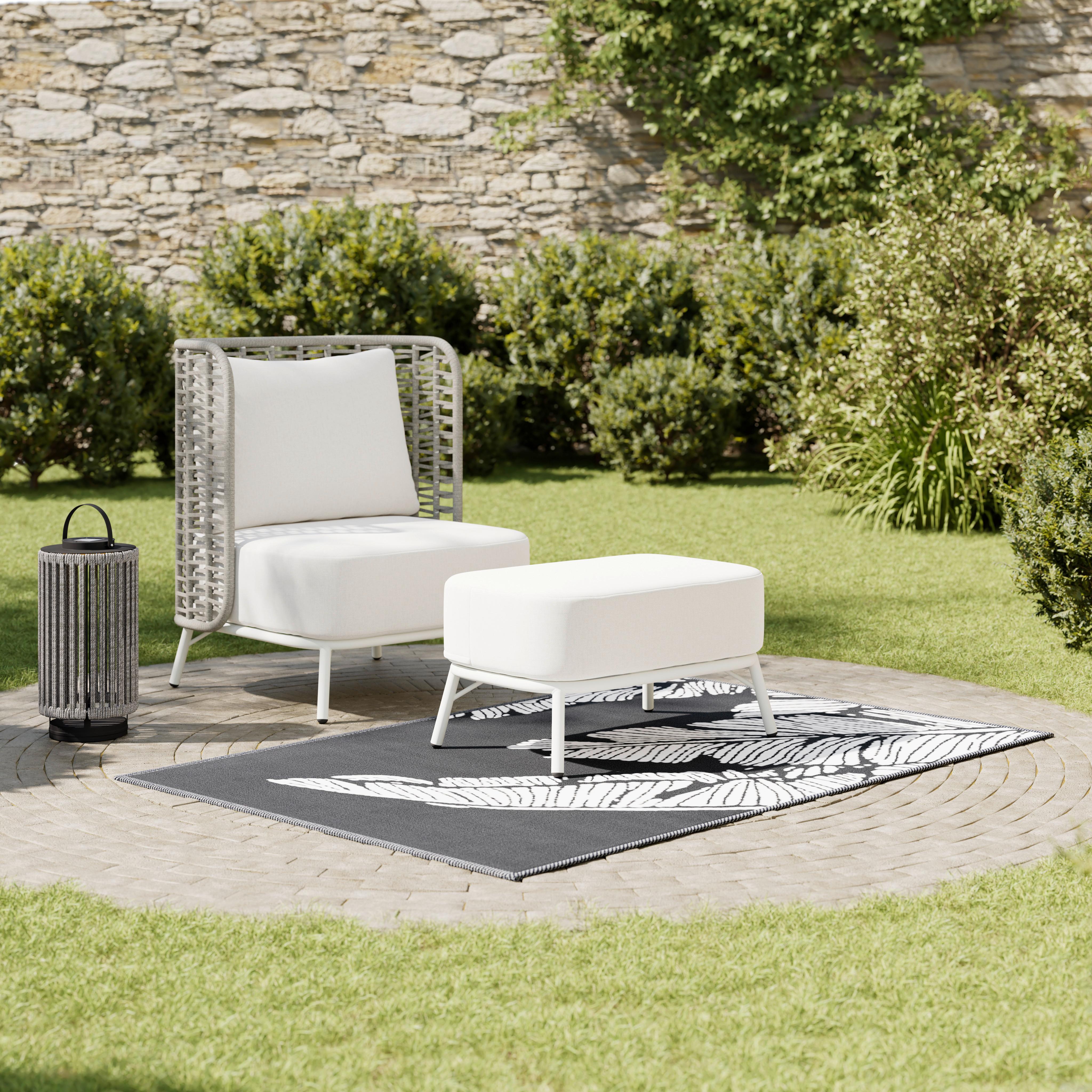 VENKOVNÍ KOBEREC FLAVIA - černá, Moderní, plast (120/180cm) - Bessagi Garden