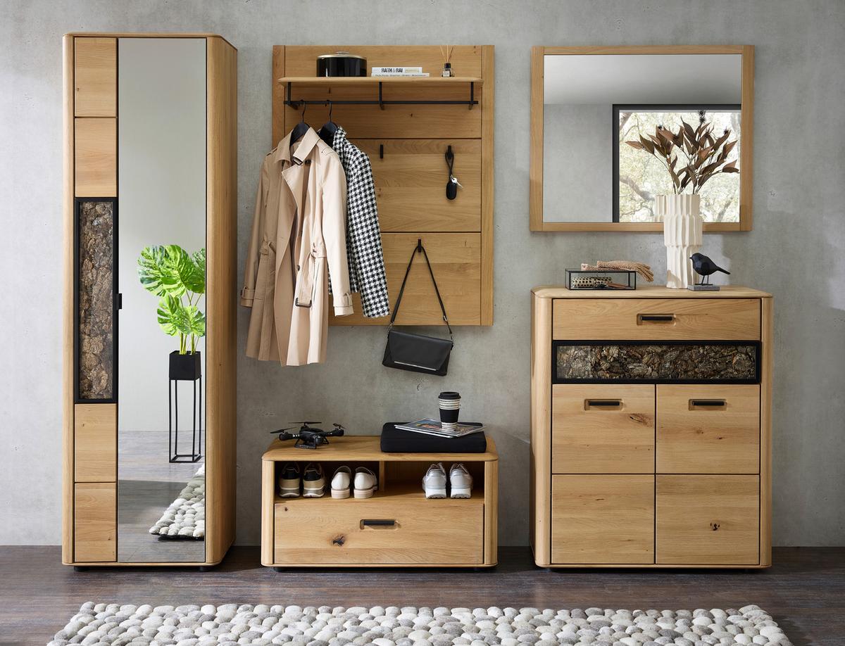 Wandspiegel Montana Wildeiche, B: 90 Cm - Wildeiche, Basics, Glas/Holz (90/75/2cm) - Livetastic