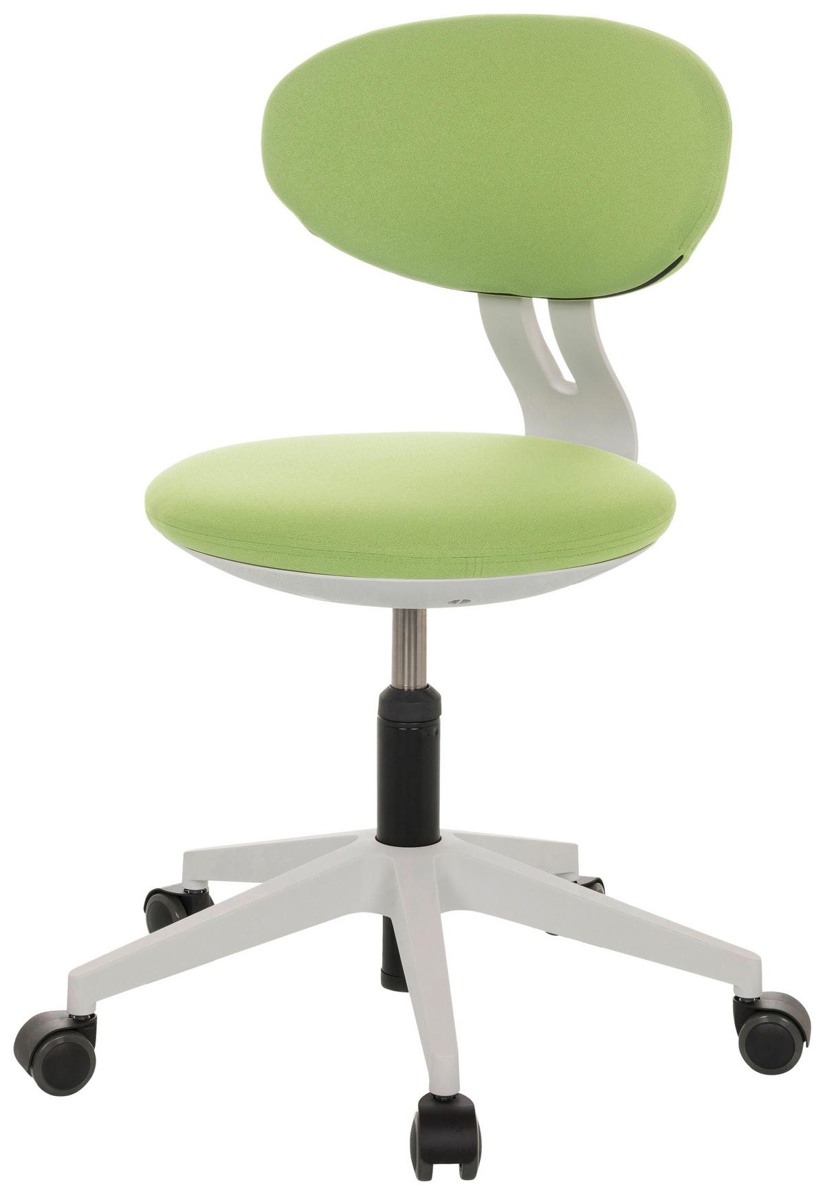 Jugenddrehstuhl Minimovo - Weiß/Grau, Basics, Kunststoff/Textil (42/66-87/52cm) - MID.YOU